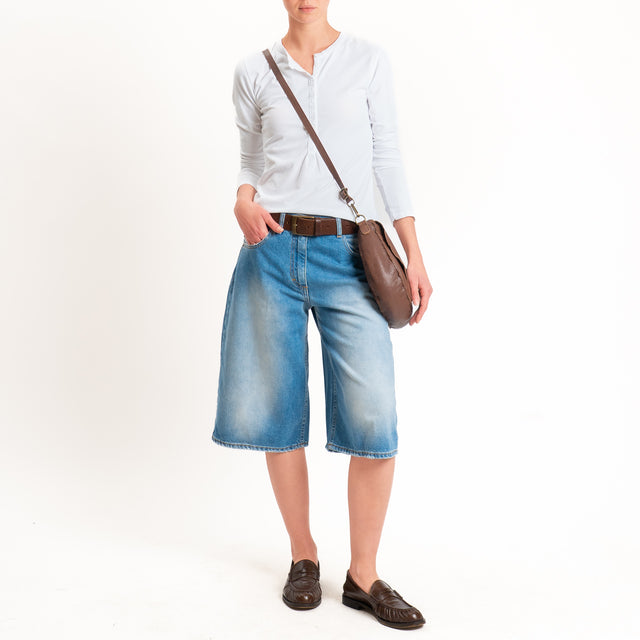 Haveone-Bermuda jeans KOJY 5 tasche - denim