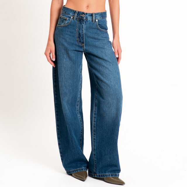 Haveone-Jeans BELLA wide leg fit - denim