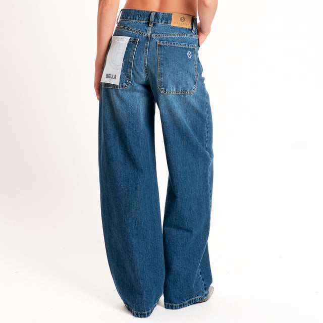 Haveone-Jeans BELLA wide leg fit - denim