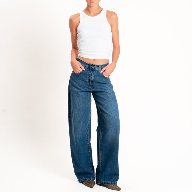 Haveone-Jeans BELLA wide leg fit - denim