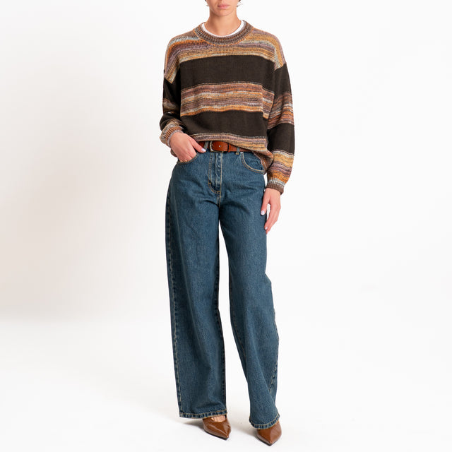 Haveone-Jeans BELLA wide leg fit - denim