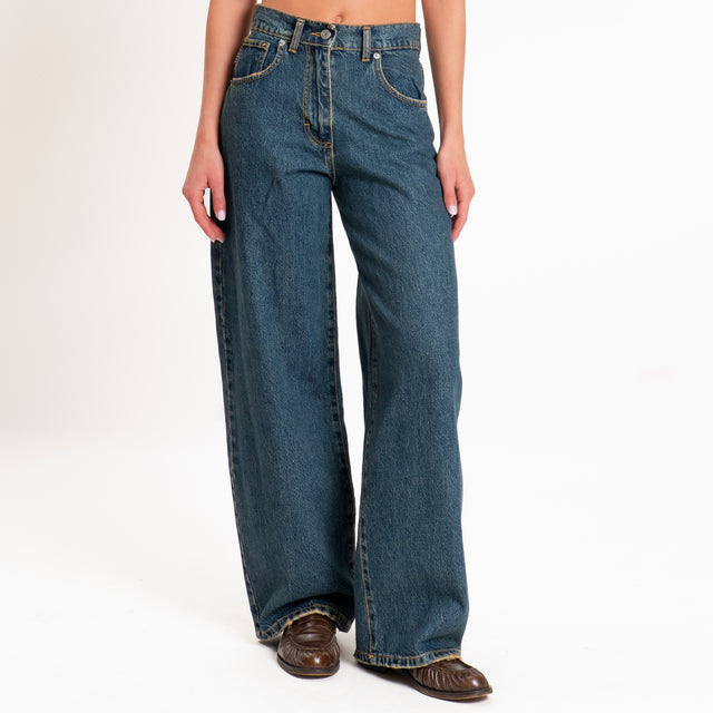 Haveone-Jeans BELLA wide leg fit - denim