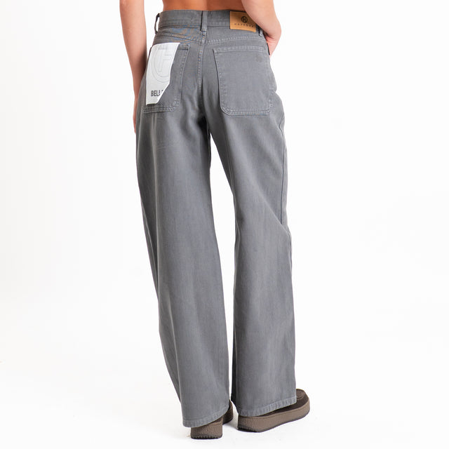 Haveone-Pantalone BELLA wide leg - antracite