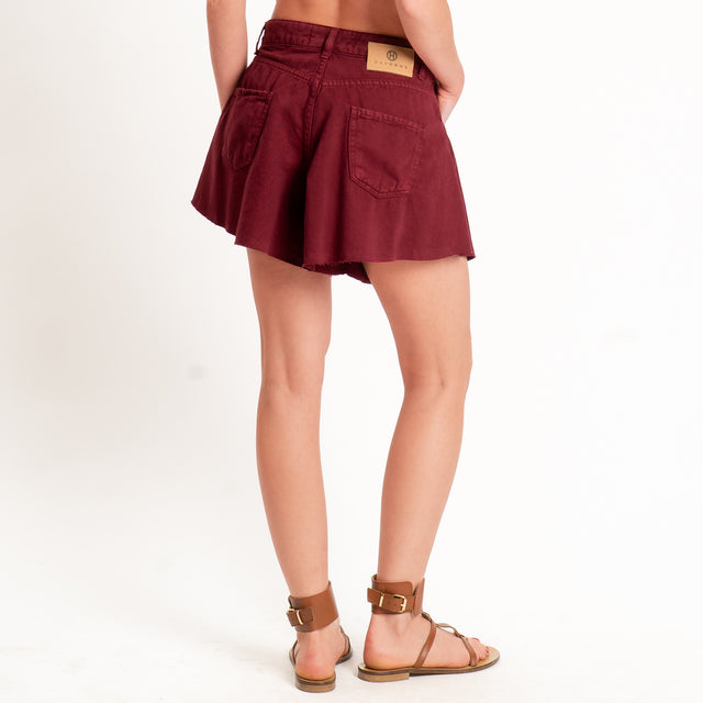 Haveone-Shorts IVY a farfalla jeans taglio vivo - india