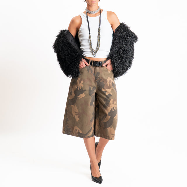 Haveone-Bermuda camouflage 5 tasche - militare/moro/sand