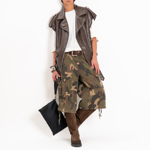 Haveone-Bermuda cargo camouflage - militare/moro/sand
