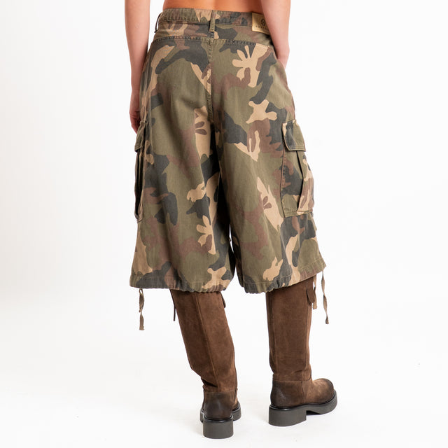 Haveone-Bermuda cargo camouflage - militare/moro/sand