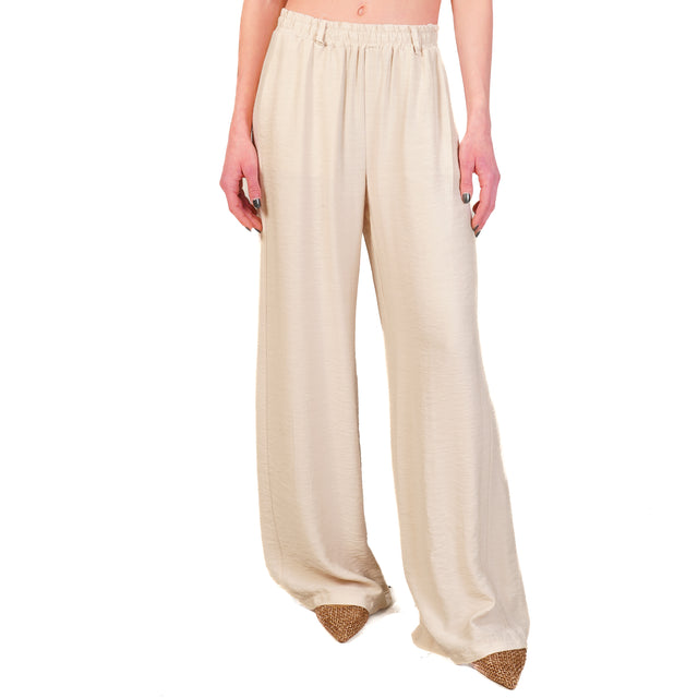 Pantalones Haveone con cintura elástica - Mantequilla