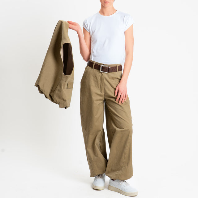 Haveone-Pantalone balloon con catena removibile - bruciato