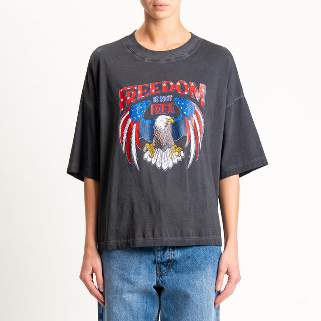 Haveone-T-shirt FREEDOM - grigio