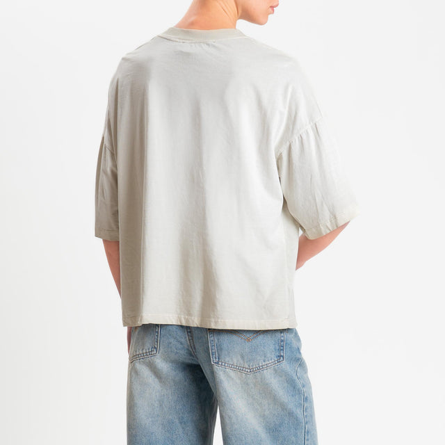 Haveone-T-shirt stampa rodeo stone washed - sabbia