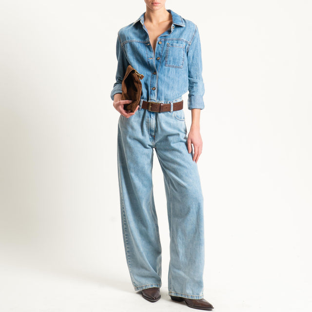 Haveone-Tuta - denim chiaro