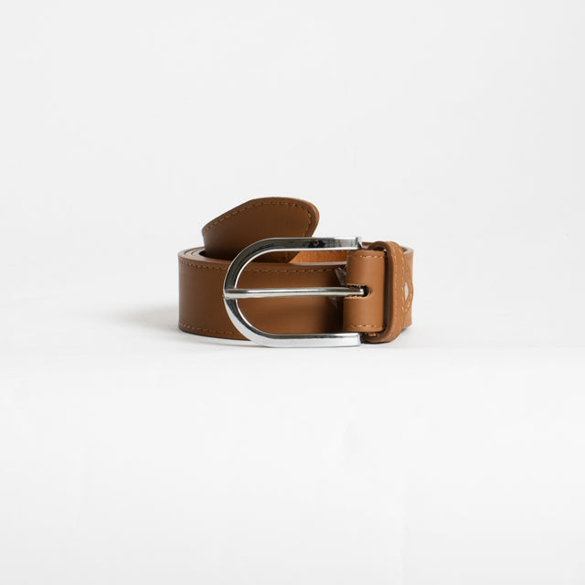 W by Whitemood-Cintura genuine leather - cuoio