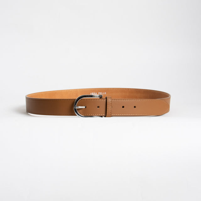 W by Whitemood-Cintura genuine leather - cuoio