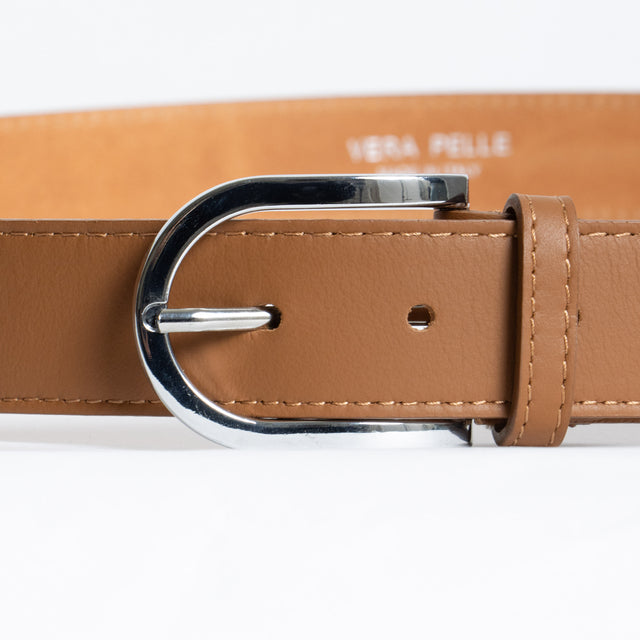 W by Whitemood-Cintura genuine leather - cuoio