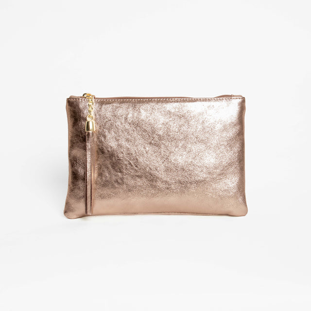W by whitemood- Pochette con nappine - bronzo