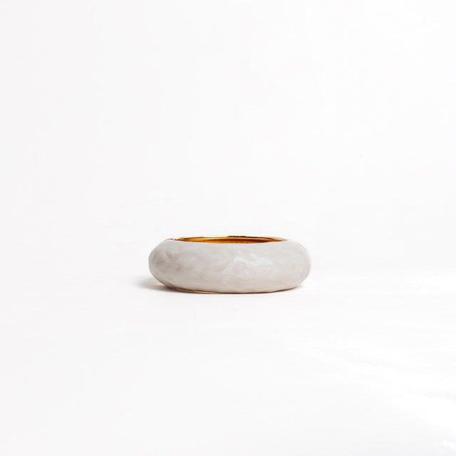 W by Whitemood-Bracciale rigido tondo - Bianco