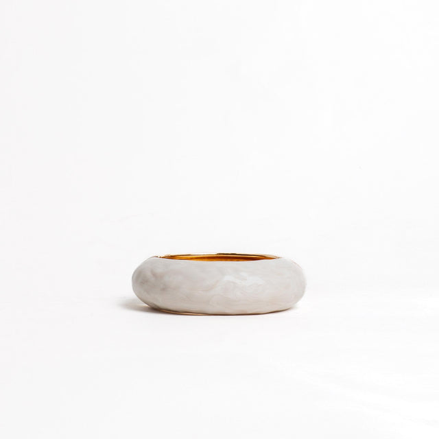 W by Whitemood-Bracciale rigido tondo - Bianco