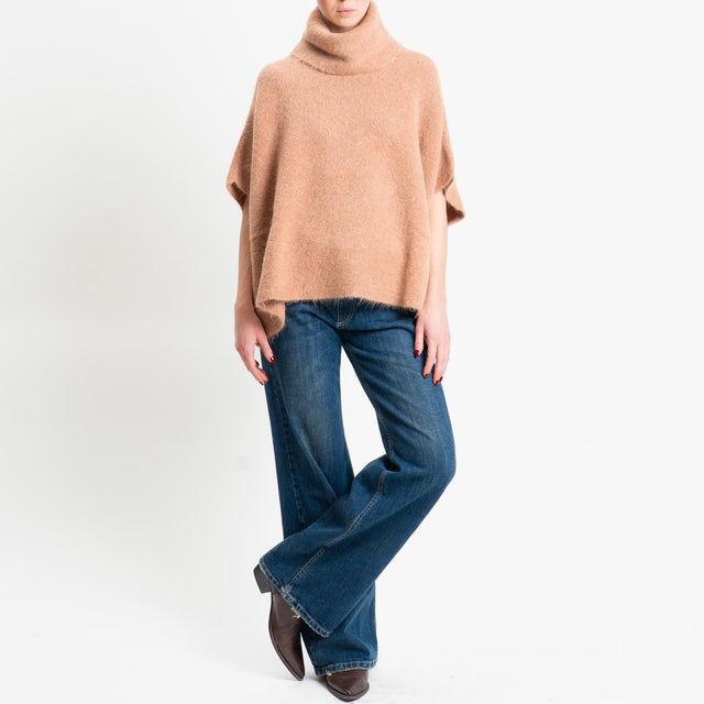 Kontatto-Maglia over manica scesa misto alpaca - mou