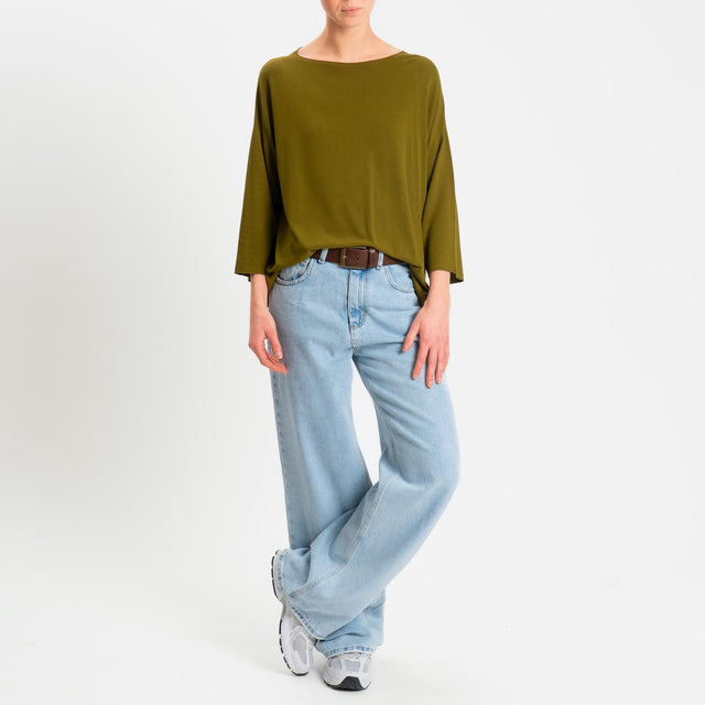 Kontatto- Maglia scatola manica 3/4 - olio