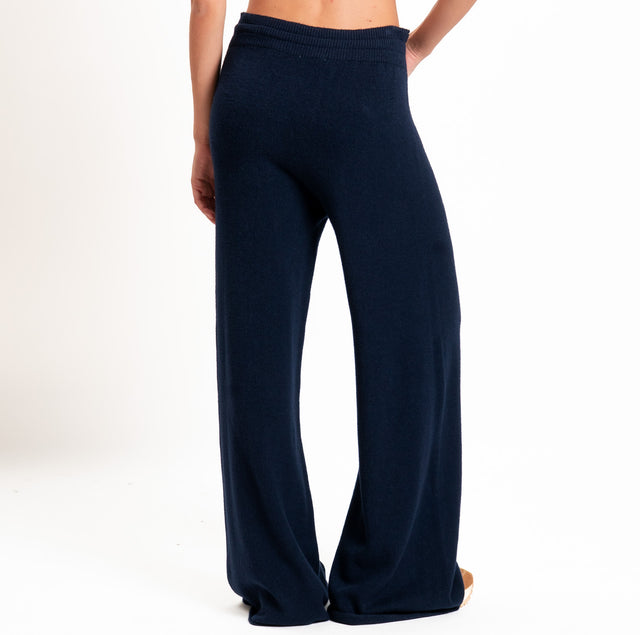 Kontatto-Pantalone QS con coulisse - blu