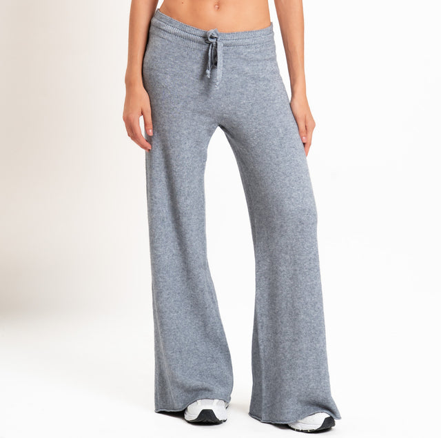 Kontatto QS Trousers with drawstring - grey melange