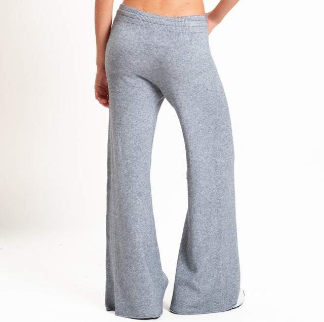 Kontatto QS Trousers with drawstring - grey melange