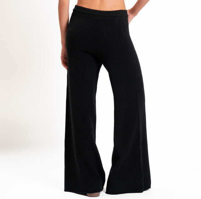 Kontatto-Pantalone QS con coulisse - nero