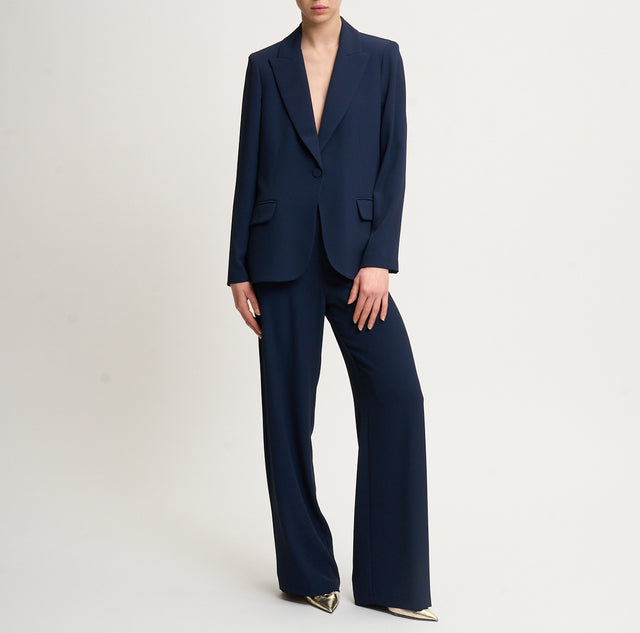 Kontatto-Completo giacca e pantalone - blu zaffiro