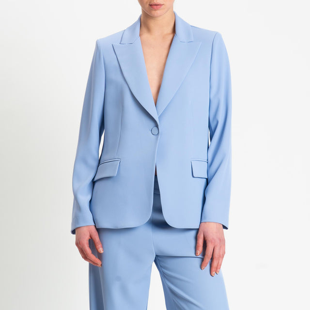 Kontatto- Completo giacca + pantalone - cielo