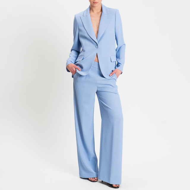 Kontatto- Completo giacca + pantalone - cielo