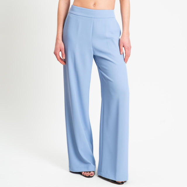 Kontatto- Completo giacca + pantalone - cielo