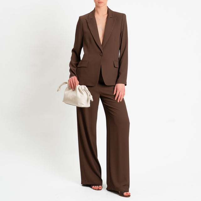 Kontatto- Completo giacca + pantalone - cioccolato