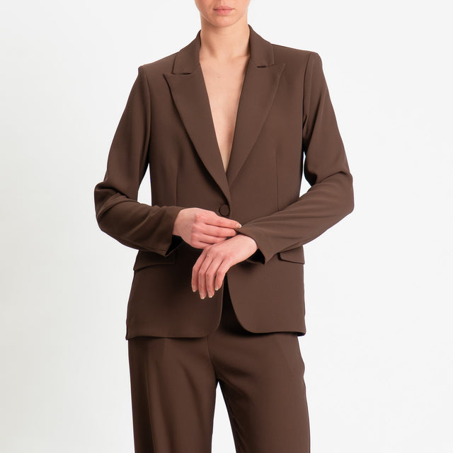 Kontatto- Completo giacca + pantalone - cioccolato