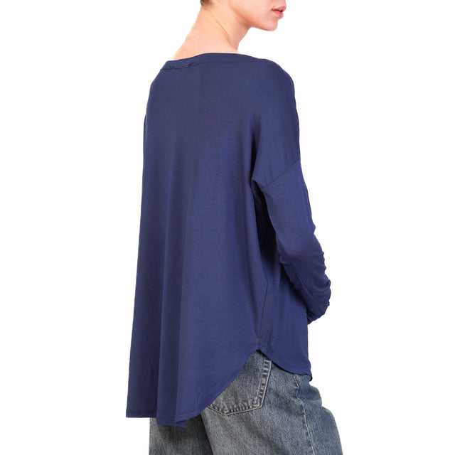 Camiseta Kontatto-Rounded - Azul Zafiro