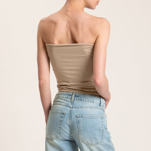 Kontatto-Top a fascia - beige