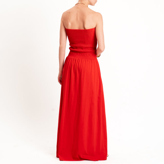 Kontatto-Abito a fascia - rosso