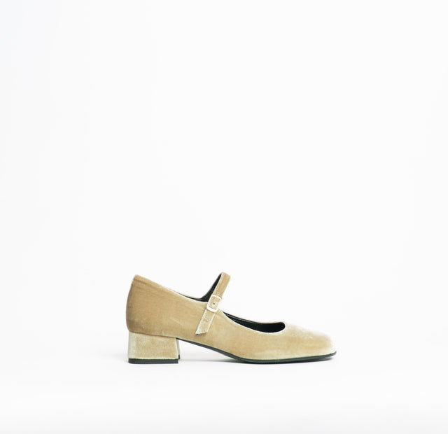 Lucrezia D'altavilla- Scarpe Mary Jane - ciniglia beige