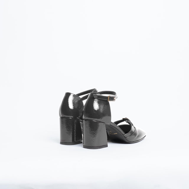Lucrezia D'altavilla-Scarpe con tacco cinturino alla caviglia - grigio