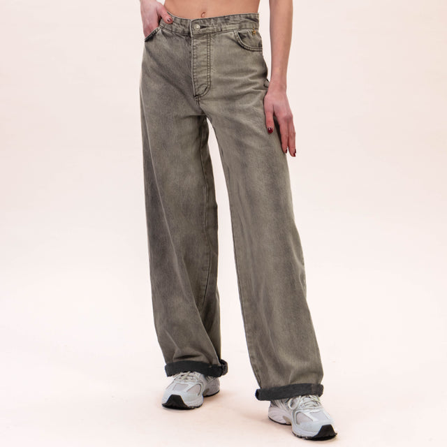 Souvenir-Jeans relaxed mom fit - grigio fumo