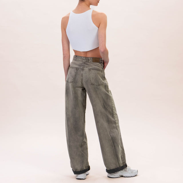 Souvenir-Jeans relaxed mom fit - grigio fumo