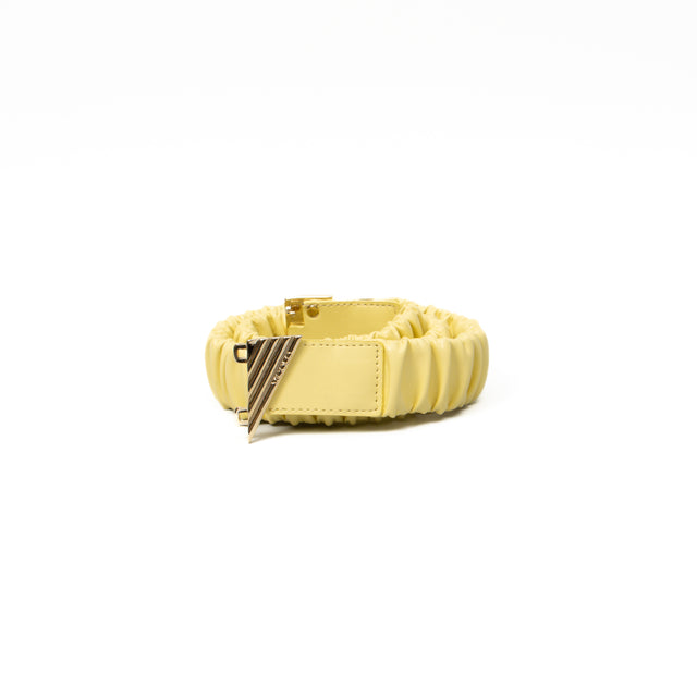 Vicolo-Cintura elastica fibbia v metal plate - lemon