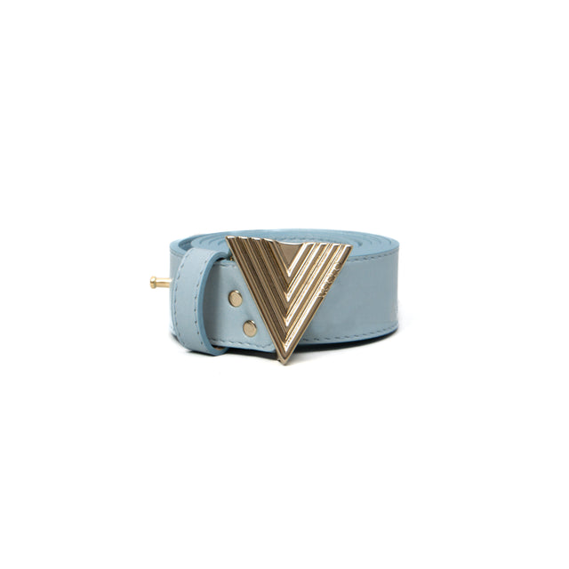 Vicolo-Cintura fibbia v metal plate - azzurro