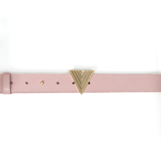 Vicolo-Cintura fibbia v metal plate - rosa