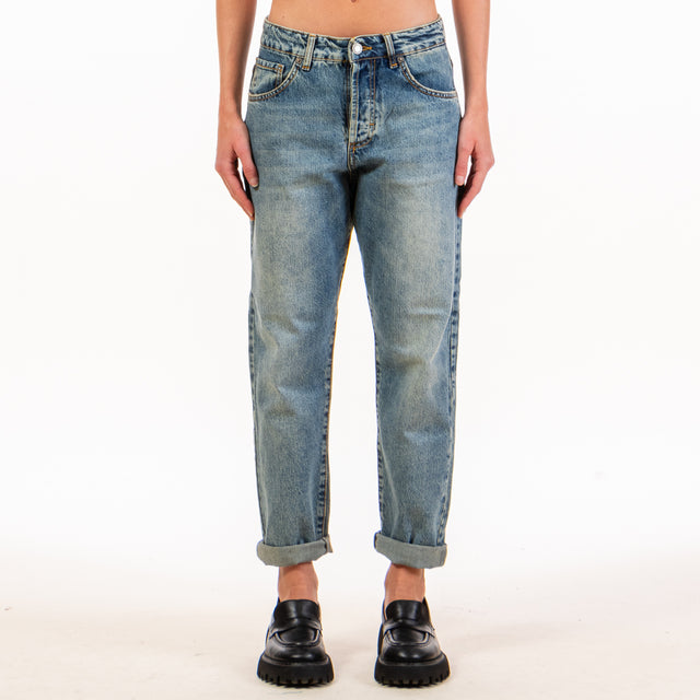 Zeroassoluto-Jeans MORGANA boyfriend - denim lavaggio medio