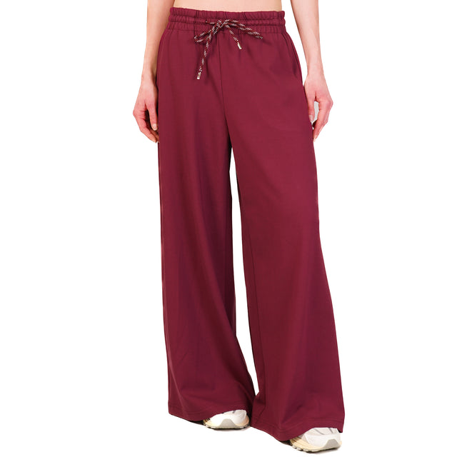Pantalones con cordón de costura Motel-Milan - Burdeos