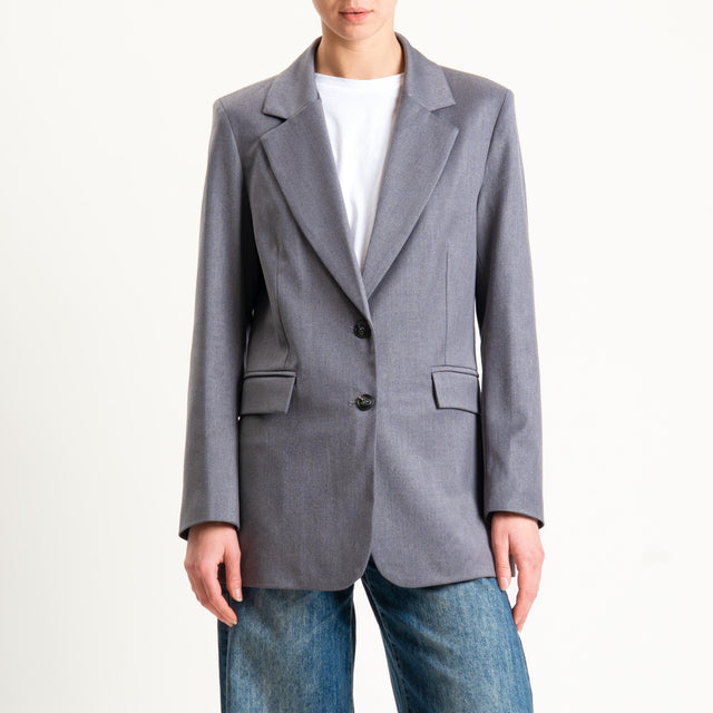 Motel-Giacca due bottoni - grigio