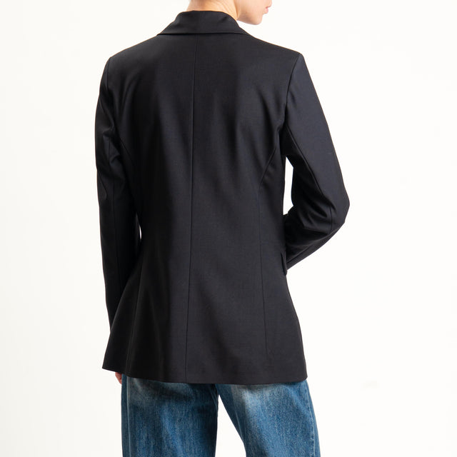 Motel-Giacca due bottoni - nero