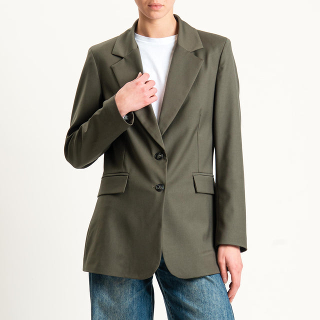 Motel-Giacca due bottoni - verde