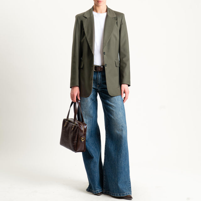 Motel-Giacca due bottoni - verde